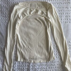 Citizens Of Humanity Cream Long Sleeve Top